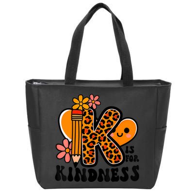 Unity Day Kindness Be Kind Teacher Anti Bully Zip Tote Bag