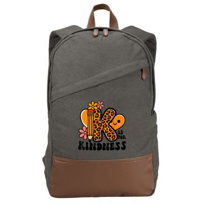 Unity Day Kindness Be Kind Teacher Anti Bully Cotton Canvas Backpack