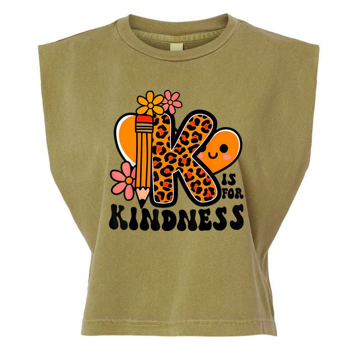 Unity Day Kindness Be Kind Teacher Anti Bully Garment-Dyed Women's Muscle Tee