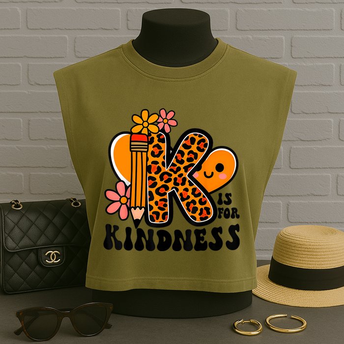 Unity Day Kindness Be Kind Teacher Anti Bully Garment-Dyed Women's Muscle Tee