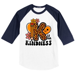 Unity Day Kindness Be Kind Teacher Anti Bully Baseball Sleeve Shirt