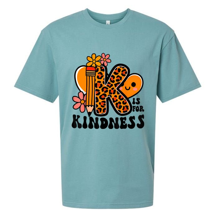 Unity Day Kindness Be Kind Teacher Anti Bully Sueded Cloud Jersey T-Shirt
