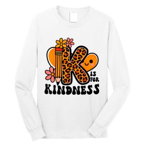 Unity Day Kindness Orange Teacher Be Kind Long Sleeve Shirt