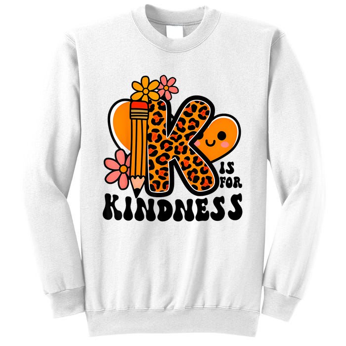 Unity Day Kindness Orange Teacher Be Kind Sweatshirt