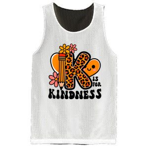 Unity Day Kindness Orange Teacher Be Kind Mesh Reversible Basketball Jersey Tank