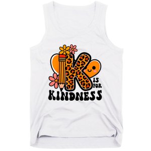 Unity Day Kindness Orange Teacher Be Kind Tank Top