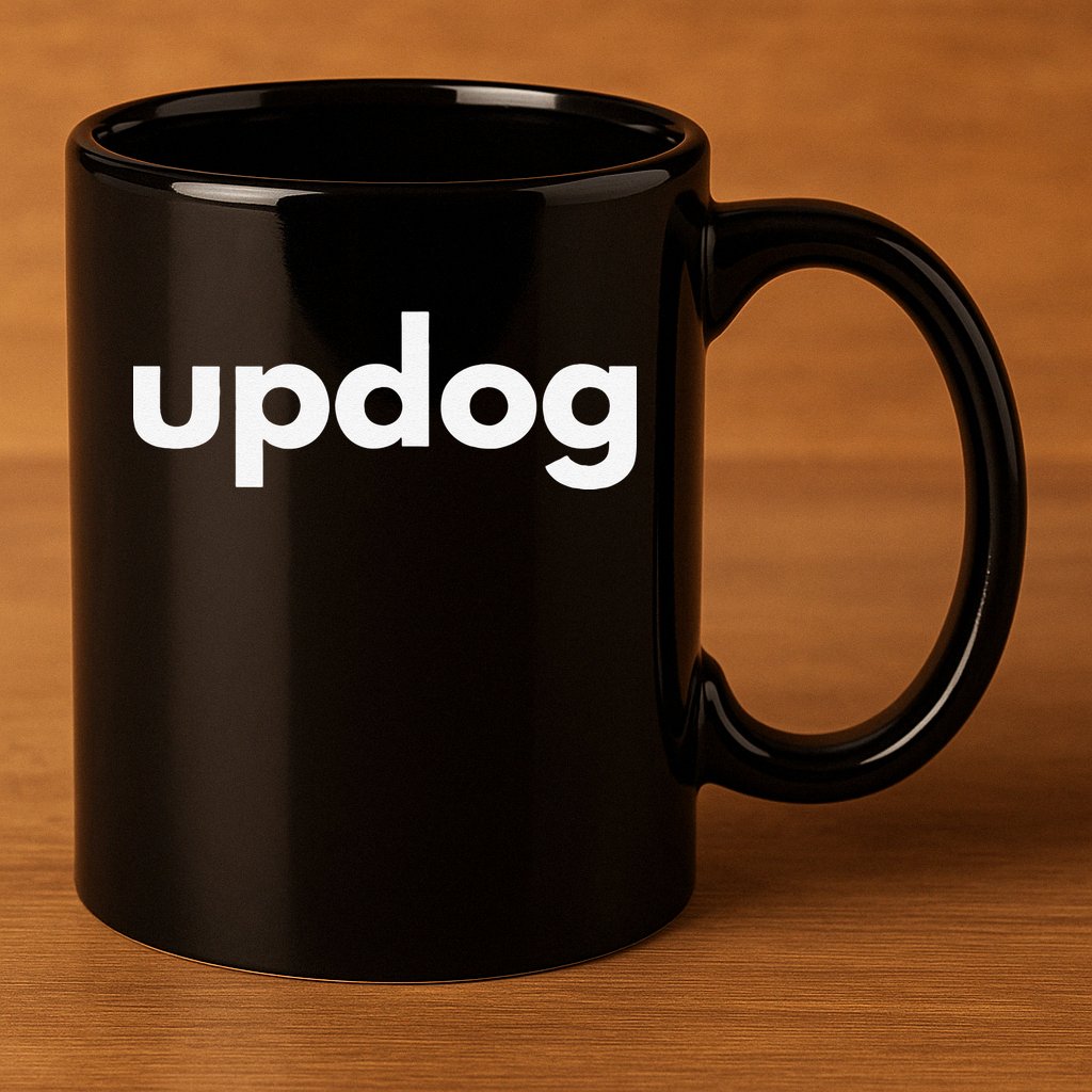 Updog Dog Lover What’s Up Dog Funny Apparel 11oz C Handle Ceramic Mug