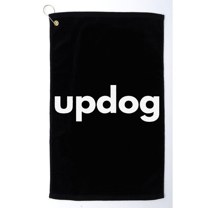 Updog Dog Lover What’s Up Dog Funny Apparel Golf Towel