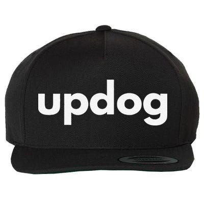 Updog Dog Lover What’s Up Dog Funny Apparel Wool Snapback Cap