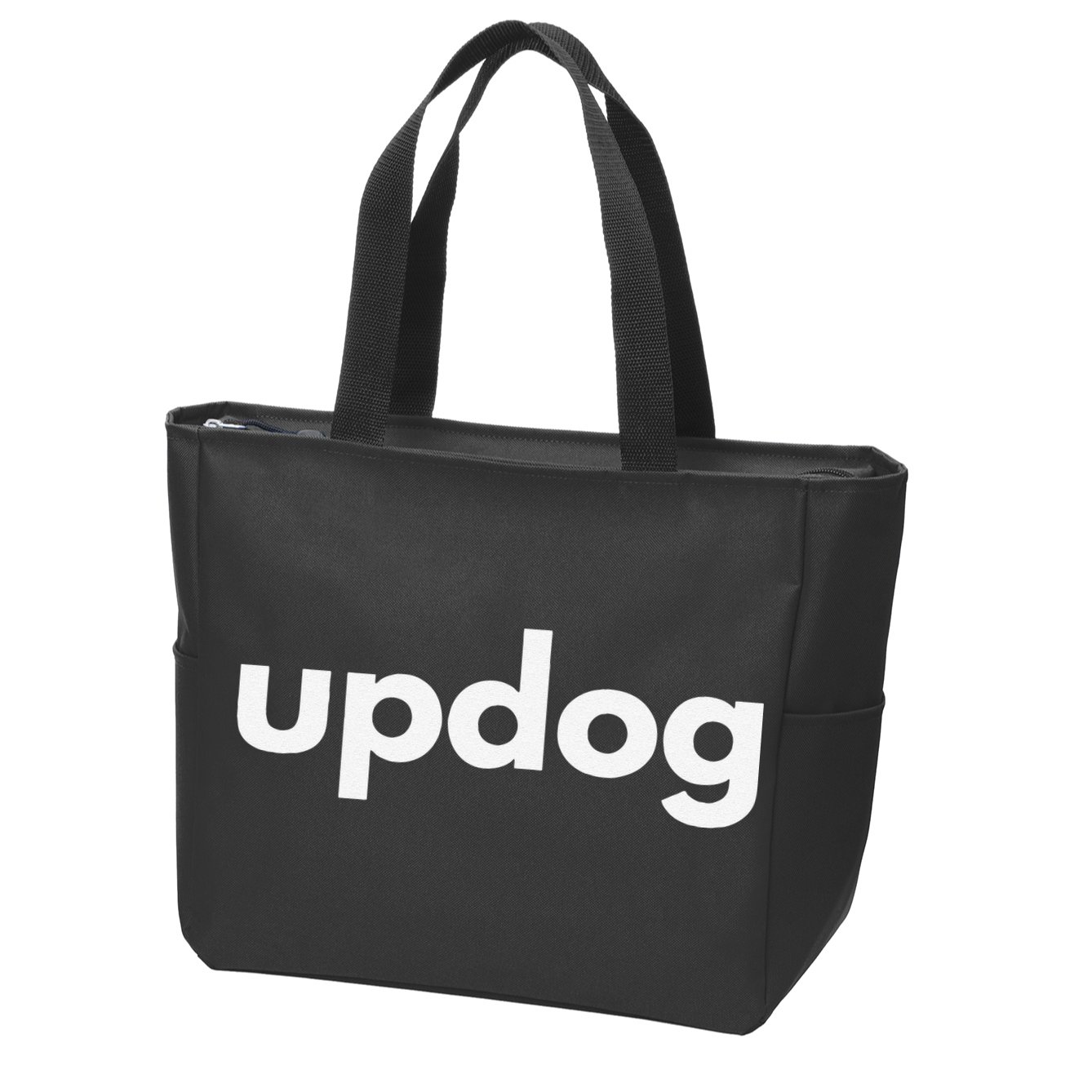 Updog Dog Lover What’s Up Dog Funny Apparel Zip Tote Bag