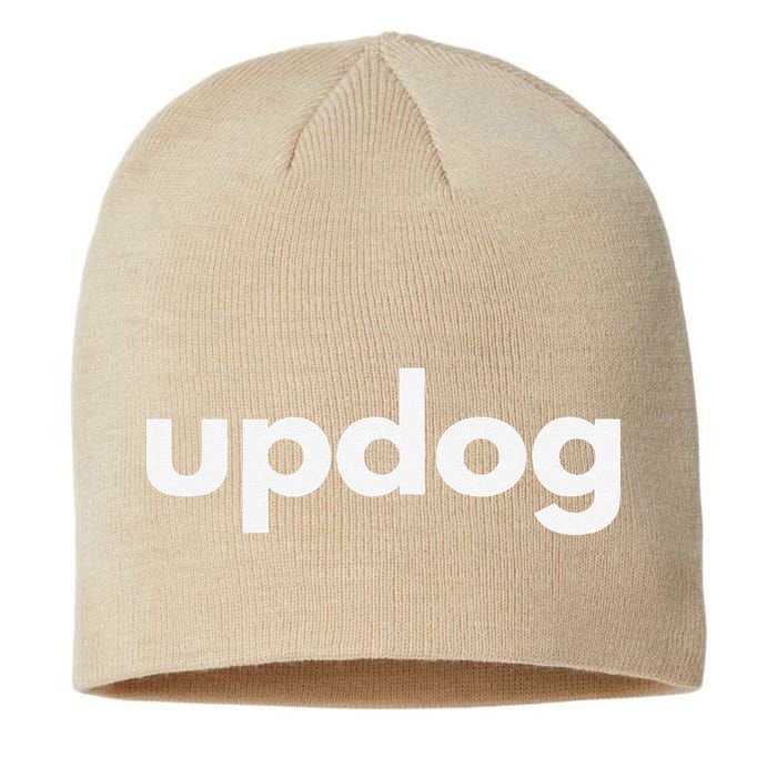 Updog Dog Lover What’s Up Dog Funny Apparel Sustainable Beanie
