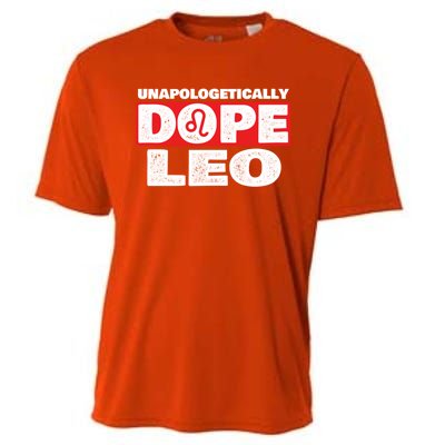 Unapologetically Dope Leo Zodiac Sign Horoscope Gift Cooling Performance Crew T-Shirt