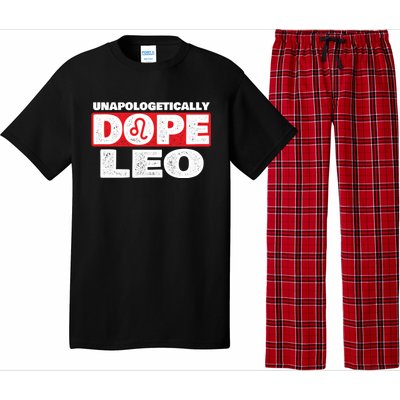 Unapologetically Dope Leo Zodiac Sign Horoscope Gift Pajama Set