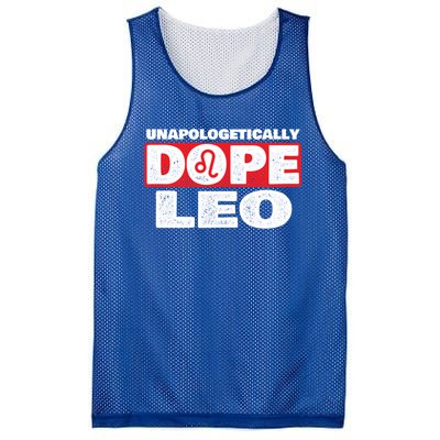 Unapologetically Dope Leo Zodiac Sign Horoscope Gift Mesh Reversible Basketball Jersey Tank