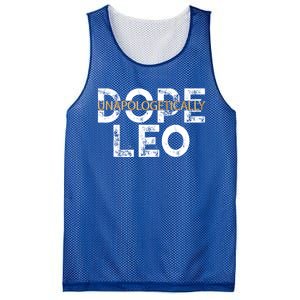 Unapologetically Dope Leo Gift Mesh Reversible Basketball Jersey Tank