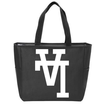 Upside Down LA Zip Tote Bag