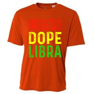 Unapologetically Dope Libra Astrology Astrological Sign Gift Cooling Performance Crew T-Shirt