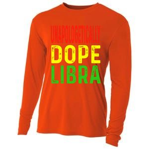 Unapologetically Dope Libra Astrology Astrological Sign Gift Cooling Performance Long Sleeve Crew