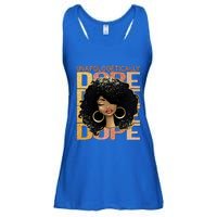 Unapologetically Dope Melanin Afro Queen Black History Month Gift Ladies Essential Flowy Tank