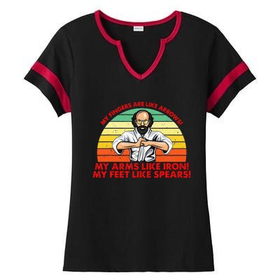 Upside Down Murray Karate Ladies Halftime Notch Neck Tee