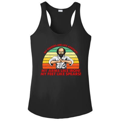 Upside Down Murray Karate Ladies PosiCharge Competitor Racerback Tank