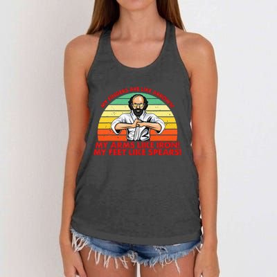 Upside Down Murray Karate Women's Knotted Racerback Tank