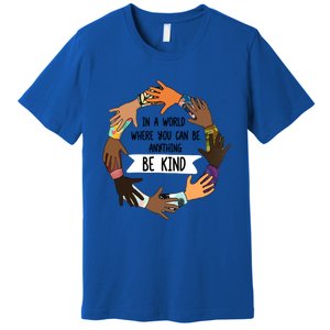 Unity Day Meaningful Gift Orange Be Kind Meaningful Gift Be Kind Asl Gift Premium T-Shirt