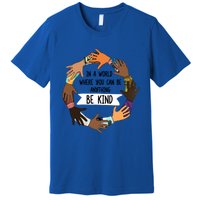 Unity Day Meaningful Gift Orange Be Kind Meaningful Gift Be Kind Asl Gift Premium T-Shirt