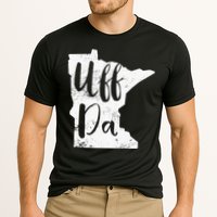 Uff Da Minnesota Map Funny Distressed Cooling Performance Crew T-Shirt