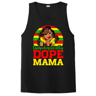 Unapologetically Dope Mama Juneteenth Afro Mom Mother's Day Cool Gift PosiCharge Competitor Tank