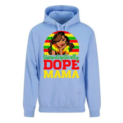 Unapologetically Dope Mama Juneteenth Afro Mom Mother's Day Cool Gift Unisex Surf Hoodie