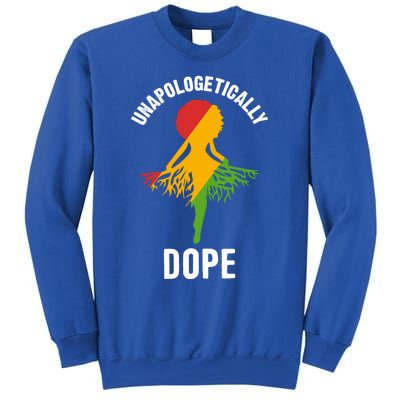 Unapologetically Dope Melanin Motivational Black Pride Cute Gift Sweatshirt