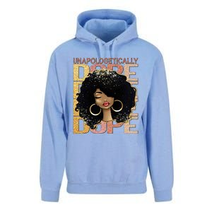 Unapologetically Dope Melanin Afro Queen Black History Month Gift Unisex Surf Hoodie