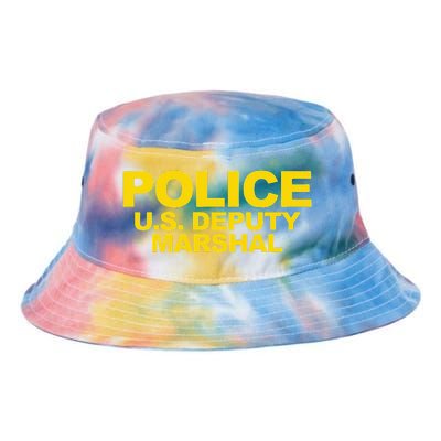 U.S. Deputy Marshal Front & Back Print Law Enforcement Tie Dye Newport Bucket Hat