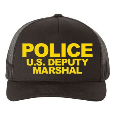 U.S. Deputy Marshal Front & Back Print Law Enforcement Yupoong Adult 5-Panel Trucker Hat