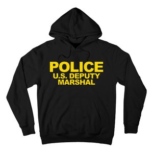 U.S. Deputy Marshal Front & Back Print Law Enforcement Hoodie