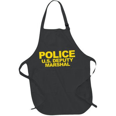 U.S. Deputy Marshal Front & Back Print Law Enforcement Apron
