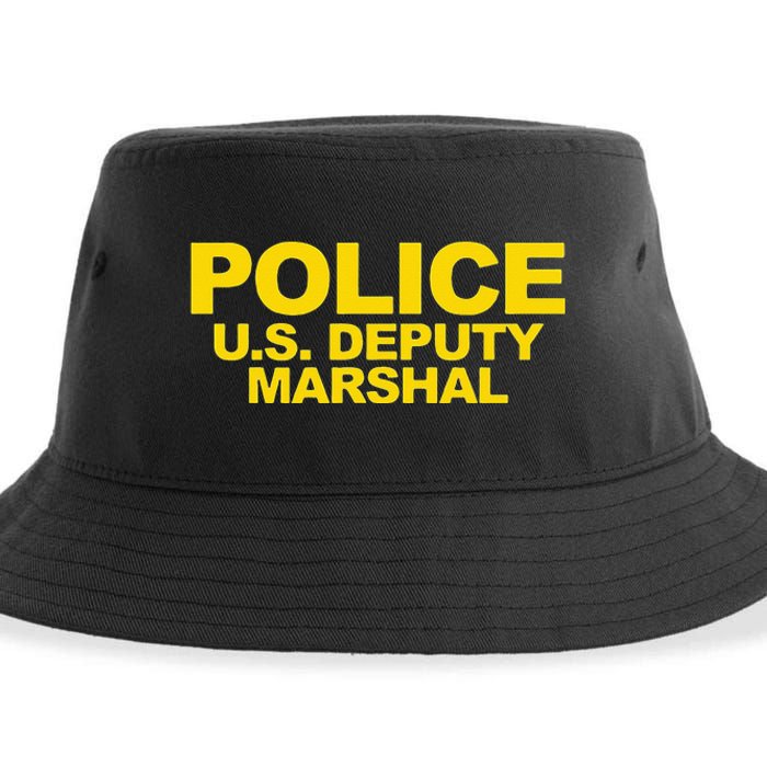 U.S. Deputy Marshal Front & Back Print Law Enforcement Sustainable Bucket Hat