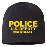 U.S. Deputy Marshal Front & Back Print Law Enforcement Sustainable Beanie