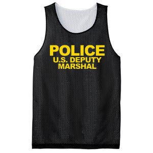 U.S. Deputy Marshal Front & Back Print Law Enforcement Mesh Reversible Basketball Jersey Tank