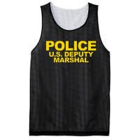 U.S. Deputy Marshal Front & Back Print Law Enforcement Mesh Reversible Basketball Jersey Tank