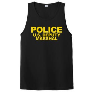 U.S. Deputy Marshal Front & Back Print Law Enforcement PosiCharge Competitor Tank