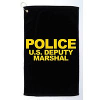 U.S. Deputy Marshal Front & Back Print Law Enforcement Golf Towel