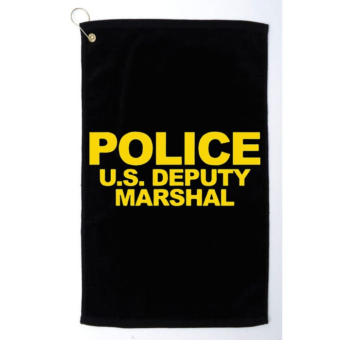 U.S. Deputy Marshal Front & Back Print Law Enforcement Golf Towel