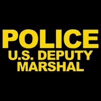 U.S. Deputy Marshal Front & Back Print Law Enforcement Cropped Pullover Crew