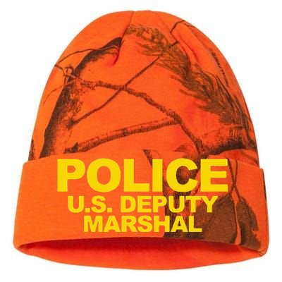 U.S. Deputy Marshal Front & Back Print Law Enforcement Kati Licensed 12" Camo Beanie