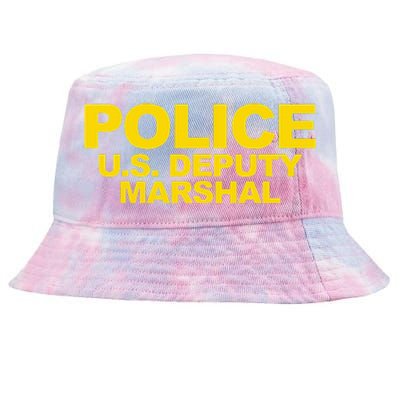 U.S. Deputy Marshal Front & Back Print Law Enforcement Tie-Dyed Bucket Hat