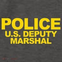 U.S. Deputy Marshal Front & Back Print Law Enforcement Vector Backpack