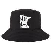 Uff Da Minnesota Map Funny Distressed Cool Comfort Performance Bucket Hat