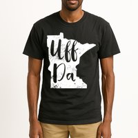 Uff Da Minnesota Map Funny Distressed Tall T-Shirt